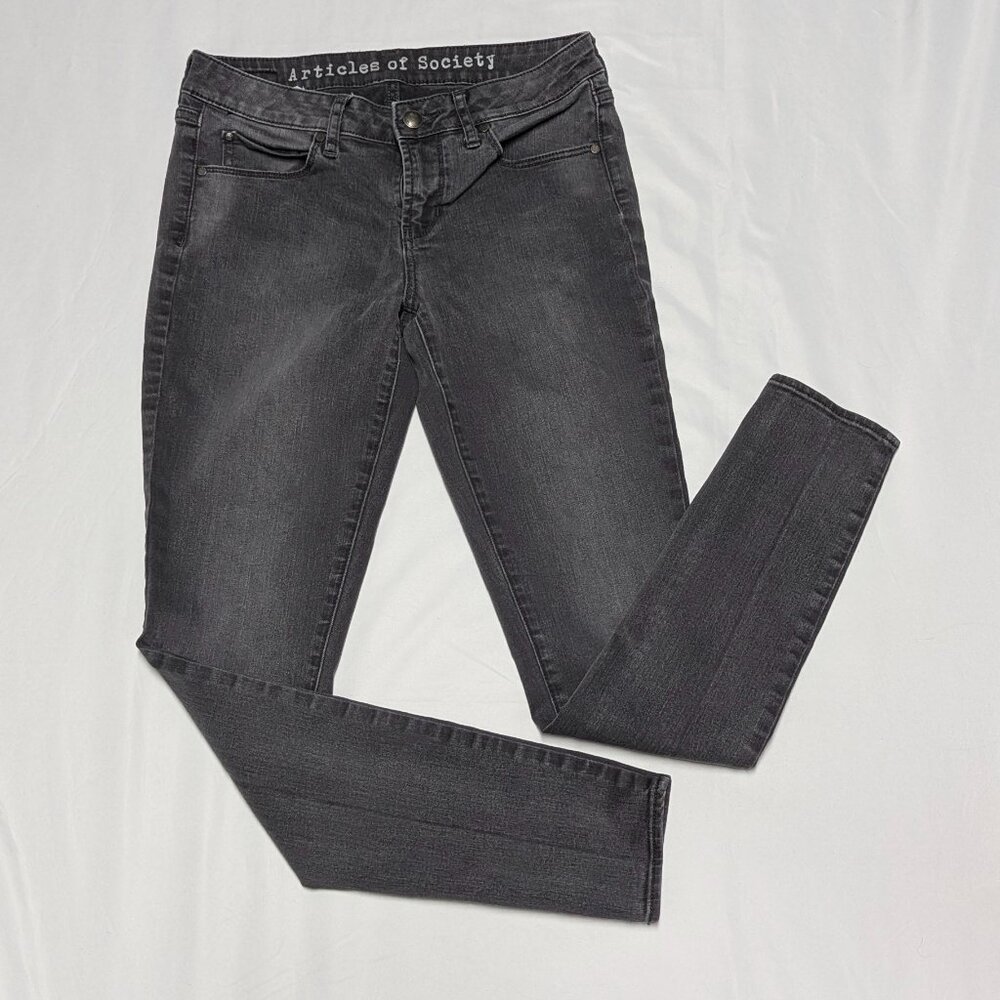 Articles of Society Size 26 Smokey Gray Skinny Jeans